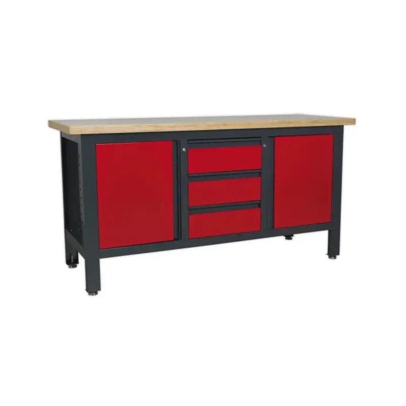 Sealey Workstation with 3 Drawers & 2 Cupboards