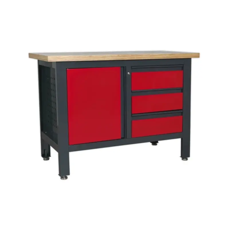 Sealey Workstation with 3 Drawers & Cupboard