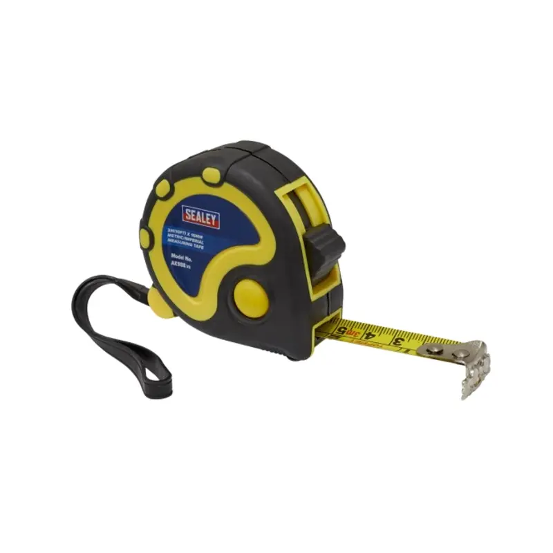 Sealey Rubber Tape Measure 3m(10ft) x 16mm - Metric/Imperial