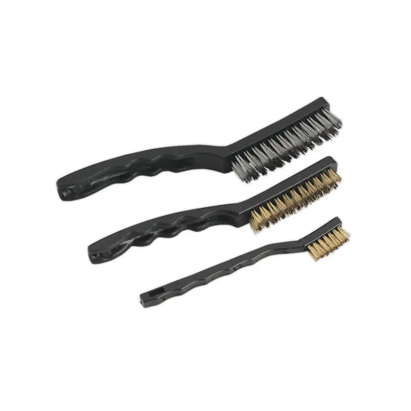 Sealey Wire Brush Set Auto Engineer's 3pc