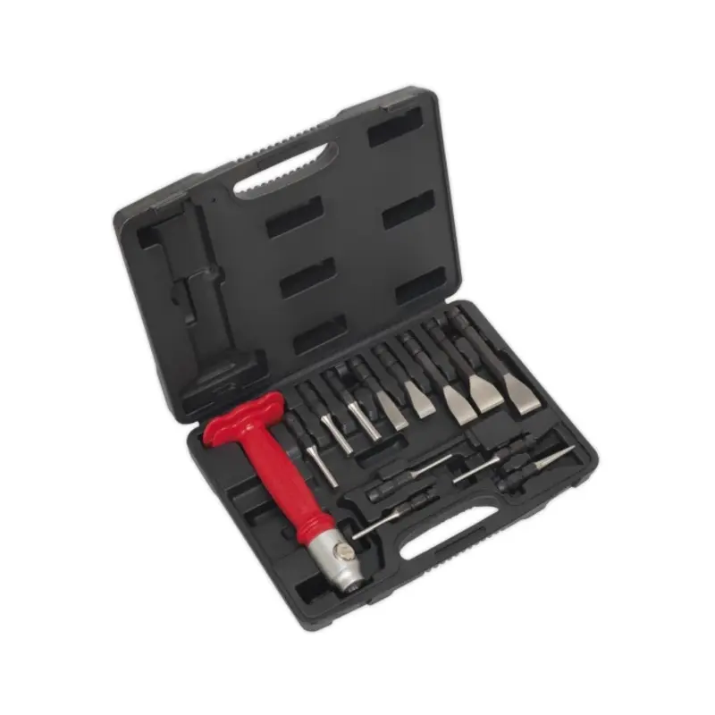 Sealey Interchangeable Punch & Chisel Set 13pc