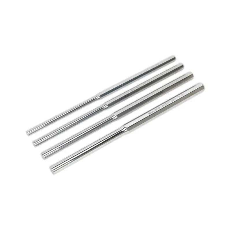 Sealey Parallel Pin Punch Set 4pc Extra-Long