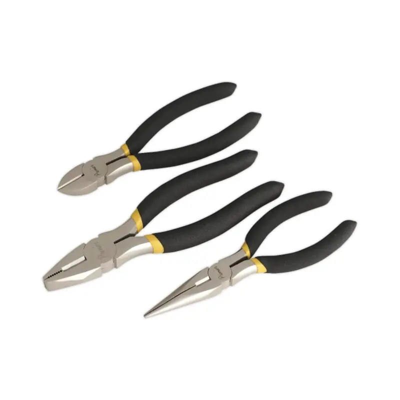 Sealey Pliers Set 3pc Ni-Fe Finish