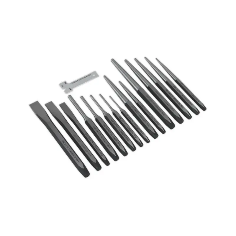 Sealey Punch & Chisel Set 16pc