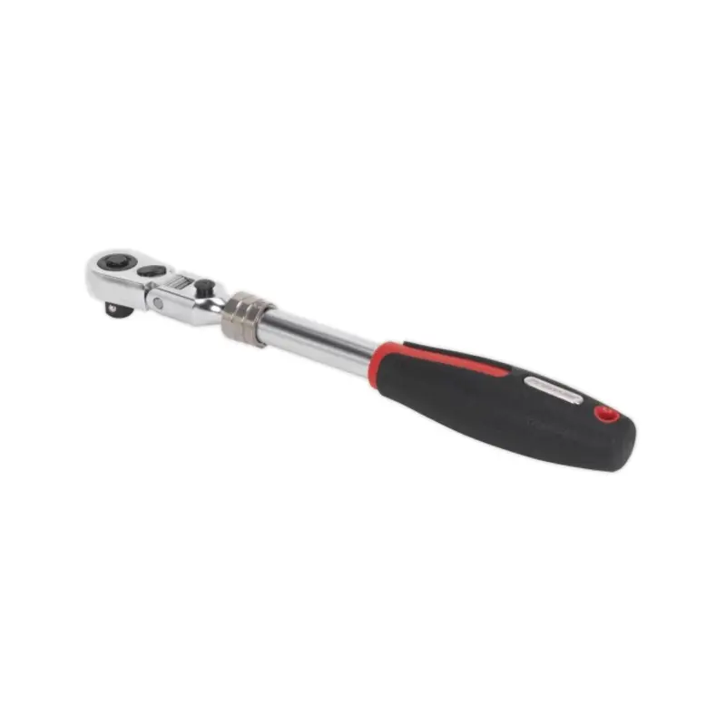 Sealey Ratchet Wrench 3/8"Sq Drive Flexi-Head Extendable Platinum Series