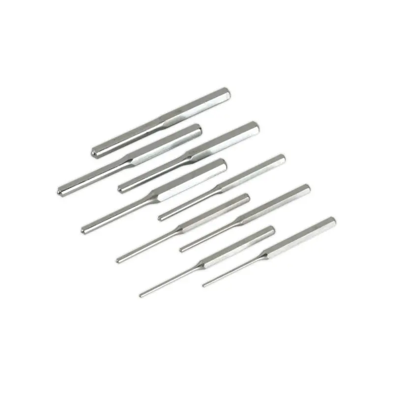 Sealey Roll Pin Punch Set 9pc 1/8-1/2" - Imperial