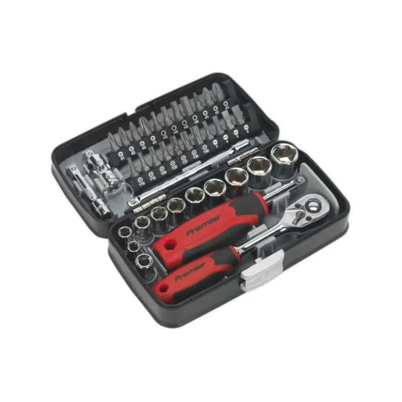 Sealey Socket & Bit Set 38pc 1/4"Sq Drive