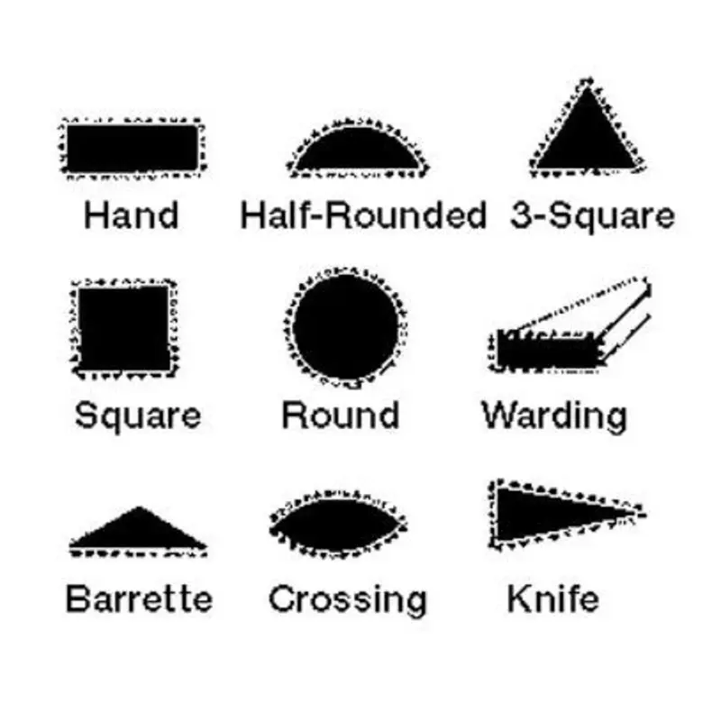 Select Knife 16cm Cut 2 Medium Swiss Pattern Needle File