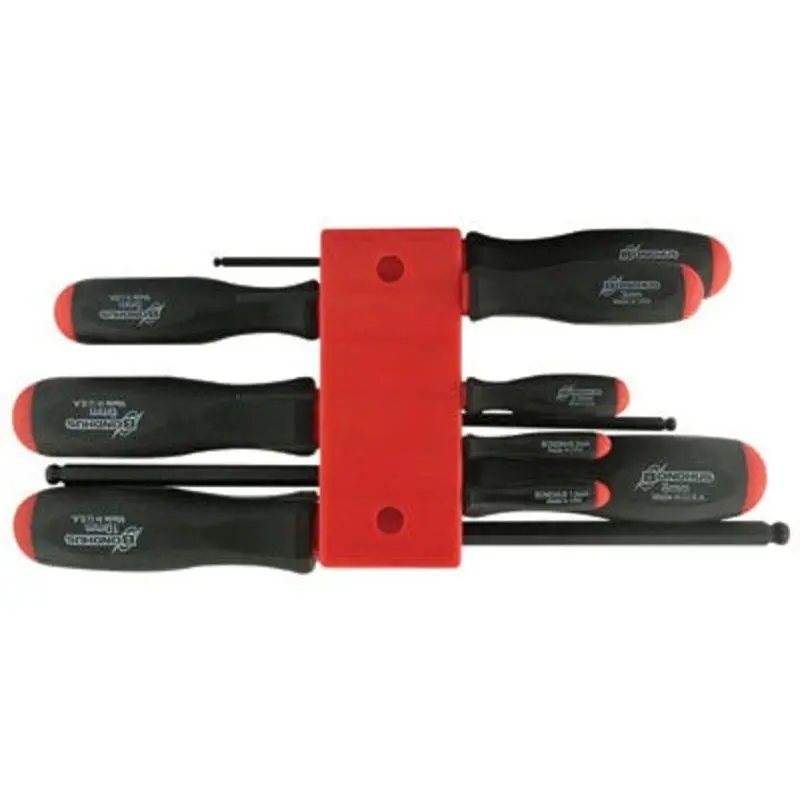 Bondhus 9PC 2-Component Ball Hex Screwdriver Set
