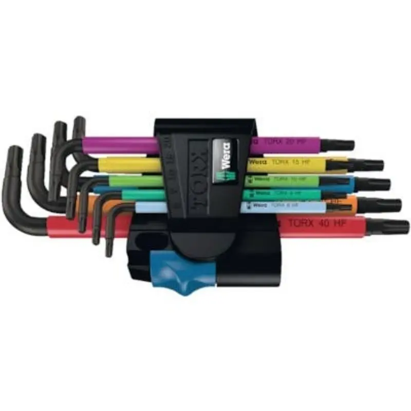 Wera 9 Piece Torx Multicolour Holding Function L-Key Set