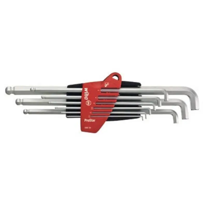 Wiha 9PC Stubby Keys In Holder Hex Key Set
