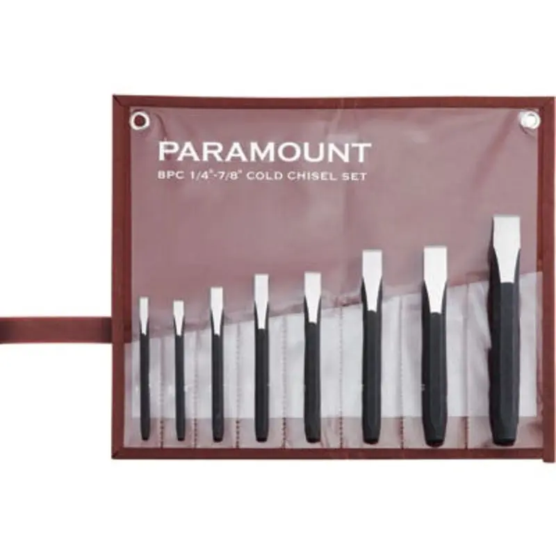 Paramount 8PC 1/4-7/8in Cold Chisel Set