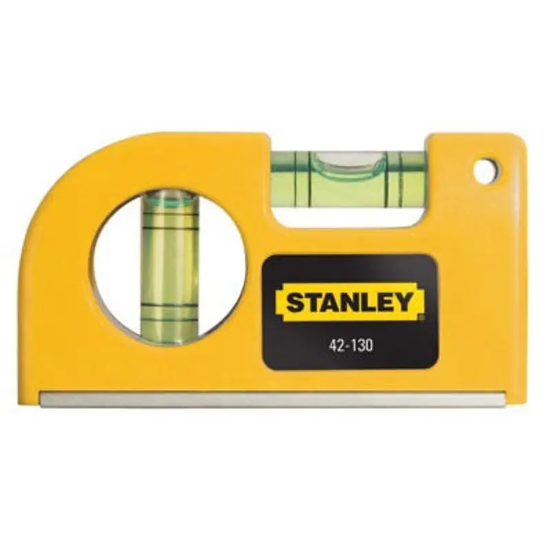Stanley 87mm 2-Vial Magnetic Pocket Spirit Level