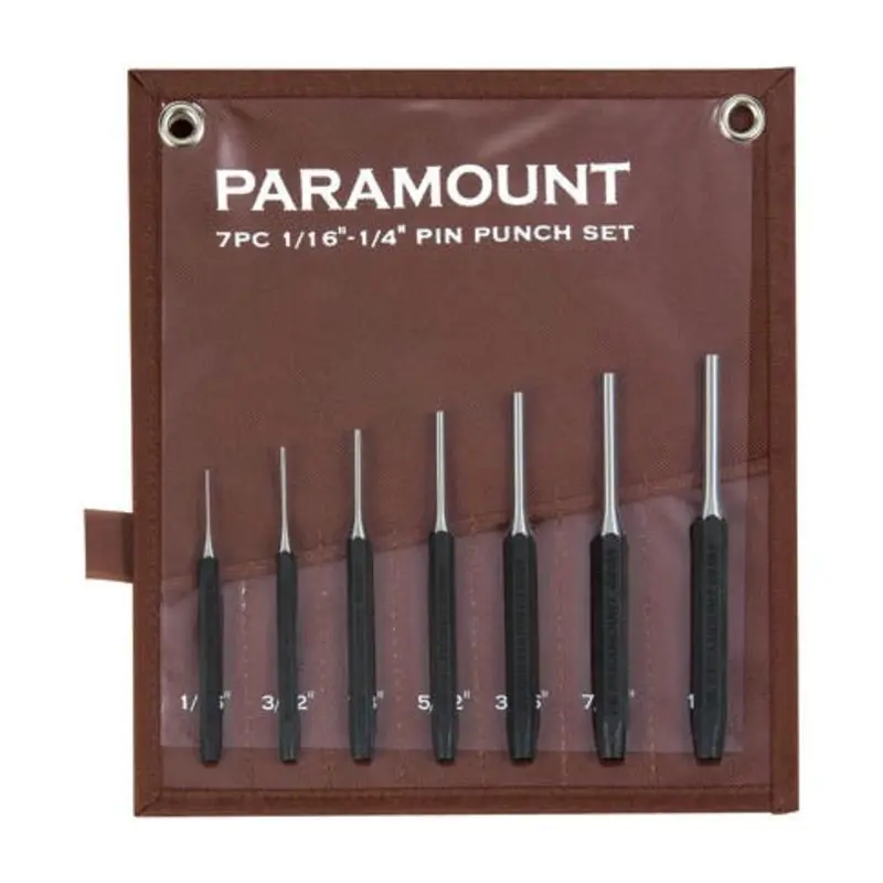 Paramount 7PC 1/16-1/4in Punch Set