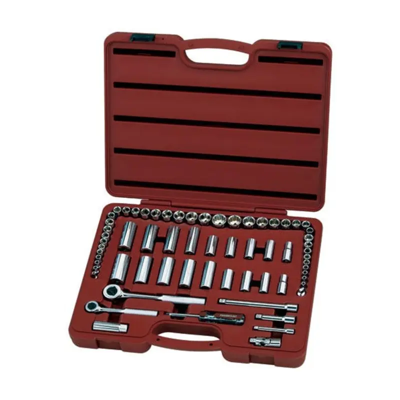 Paramount 65PC 1/4 & 3/8 Inch & Metric Socket Set