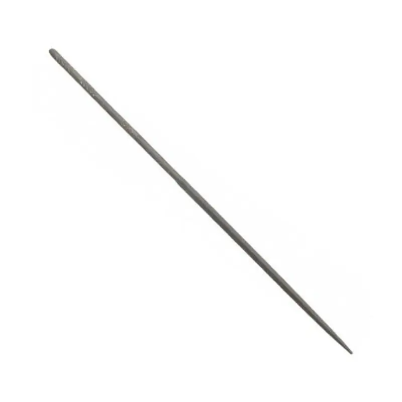 Paramount 6-1/4 x 3 Square Cut 0 Knurled Round Handle Needle File
