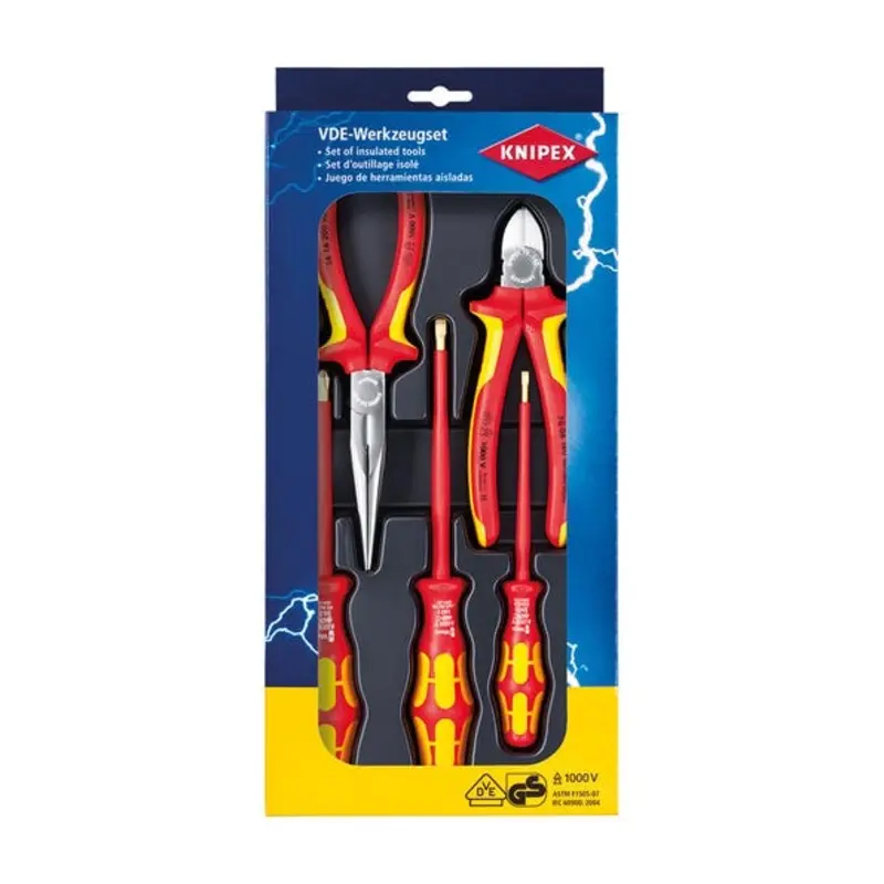 Knipex 5PC Insulated Pliers and Screwdriver Set