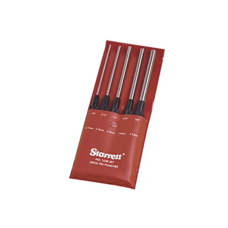 Starrett 5PC Drive Pin Punch Set