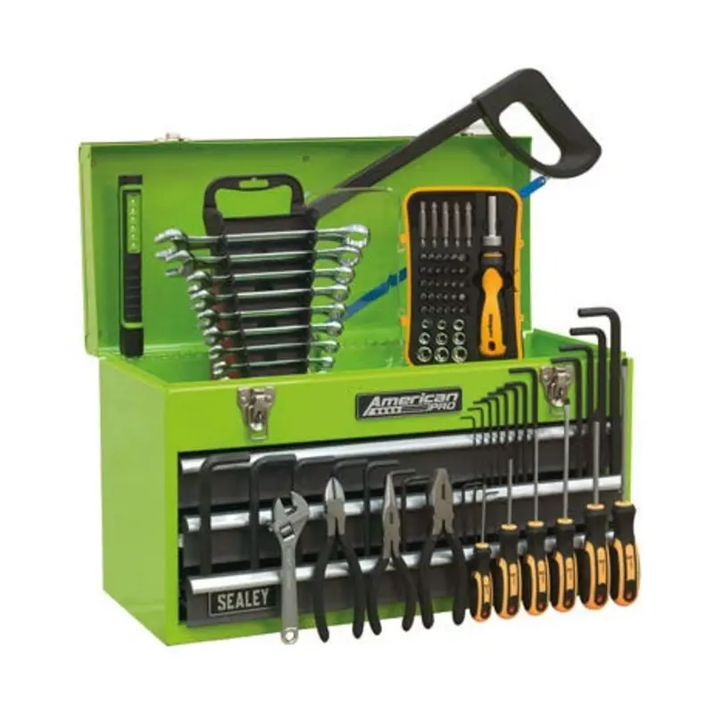 Sealey 510 x 225 x 300mm 3-Drawer Portable Tool Chest and 93pc Tool Kit