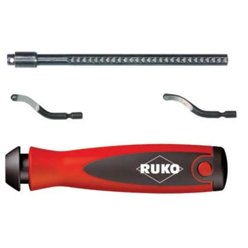 Ruko 4PC Carbide D Unigrat Deburring Set