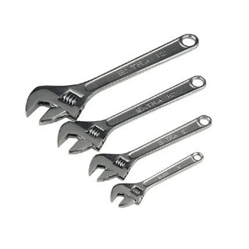 Value 4PC Adjustable Wrench Set (6 and 12in)