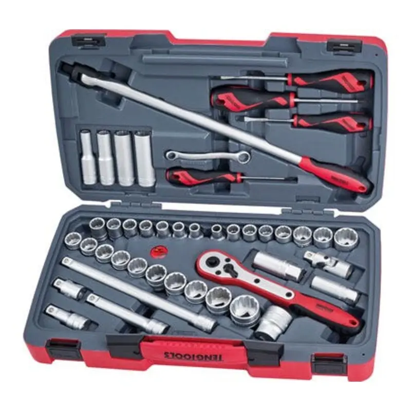 Teng Tools 44PC 1/2in Socket Set Including Breaker Bar