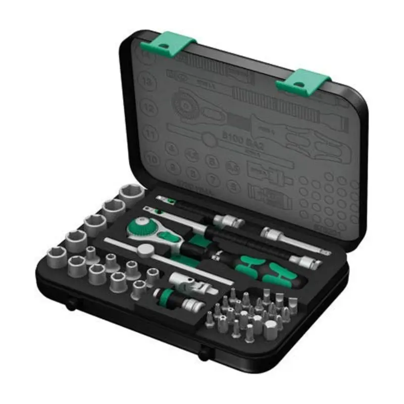 Wera 42PC 1/4in Zyklop Speed Ratchet Set