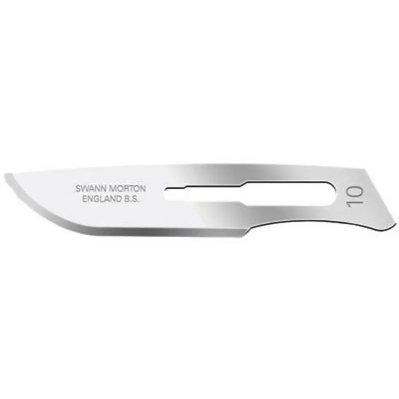Swann Morton 40.43mm Carbon Steel Non-Sterile Surgical Scalpel Blade