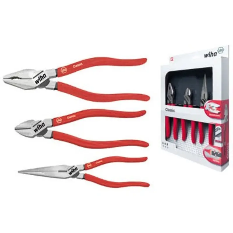 Wiha 3PC Classic Pliers Set