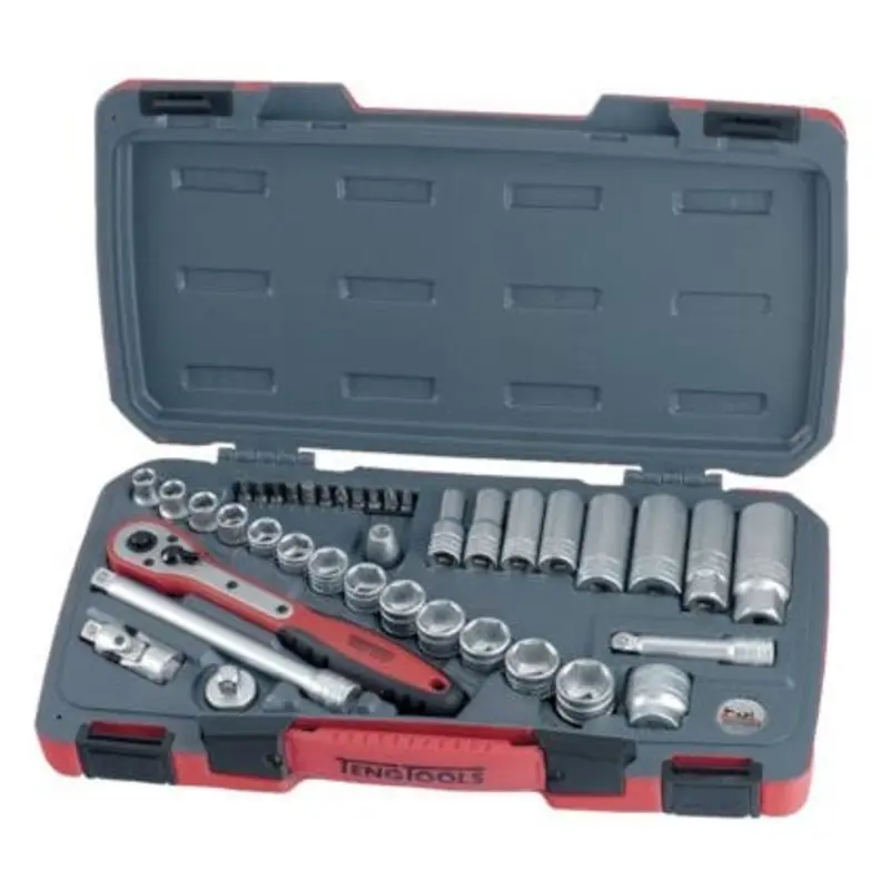 Teng Tools 39PC 3/8in 6-Point Hex Socket Set
