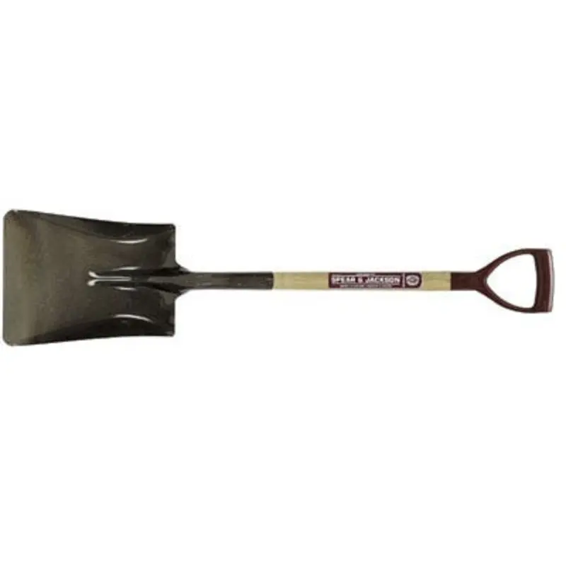 Spear & Jackson 320 x 250mm Carbon Steel Open Socket Square Mouth Shovel