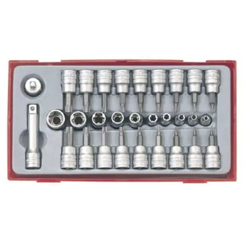 Teng Tools 30PC 3/8in Torx Bit Socket Set