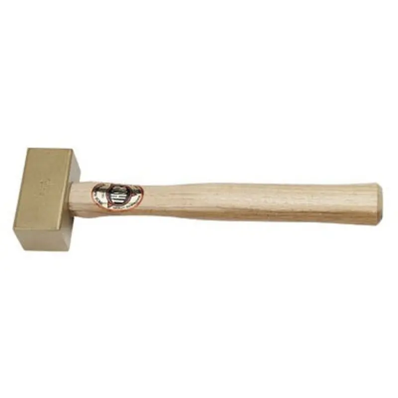 Thor Hammer 3000g 50 x 760mm Solid Brass Square Mallet