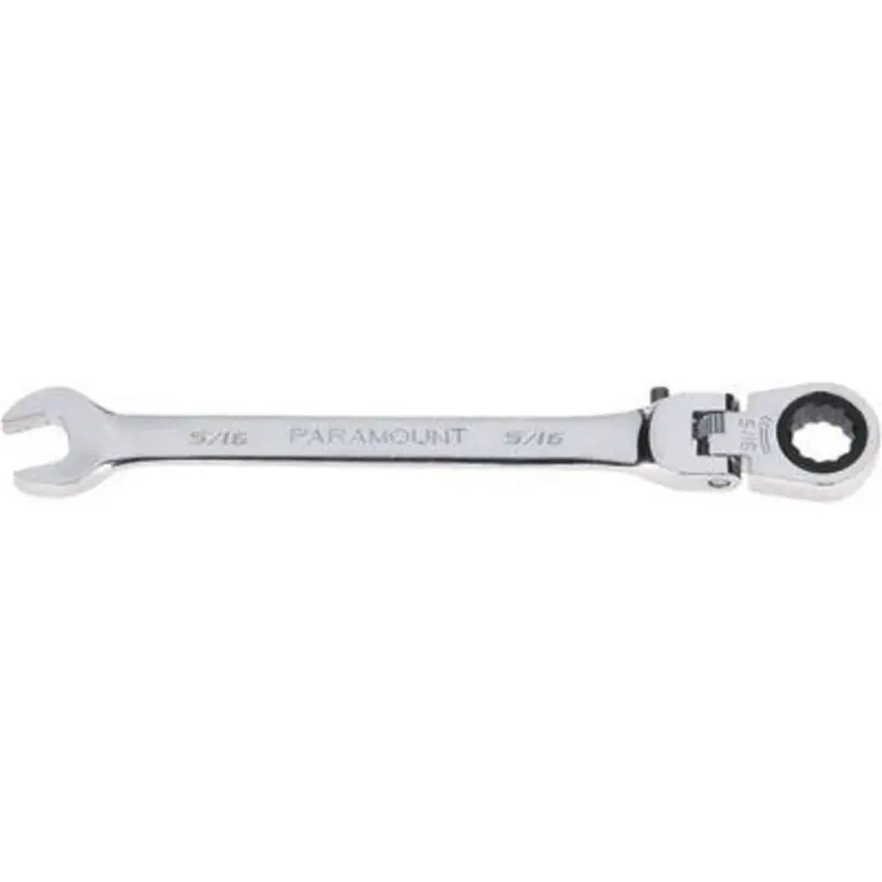 Paramount 3/8in Locking Flex Head Chrome Paramount Rat Comb Wrench