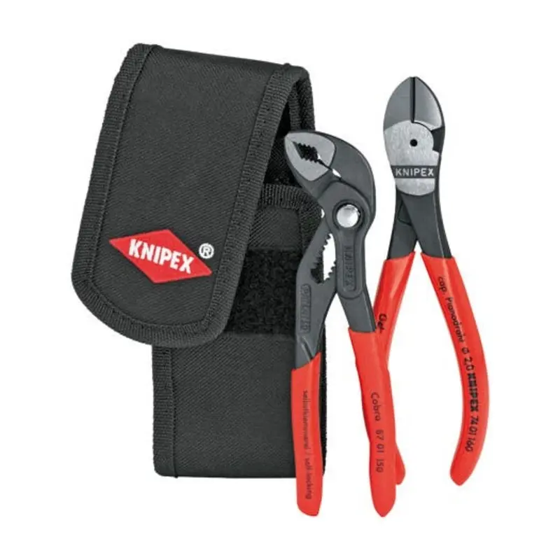 Knipex Diagonal Cutter & Cobra Pliers Mini Belt Set