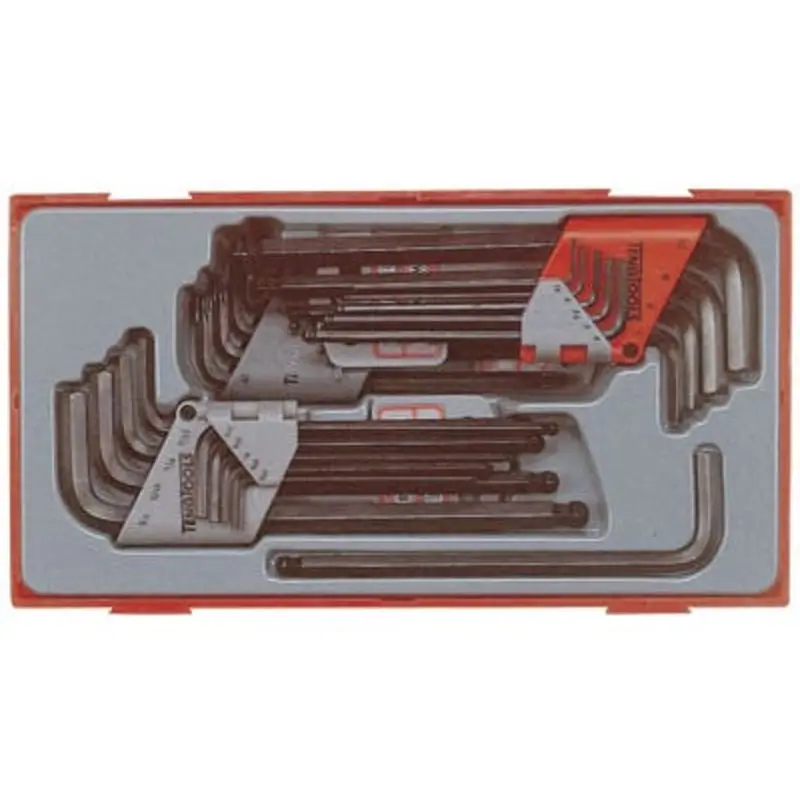 Teng Tools 28 Piece MM/AF/TX Hex Key Set