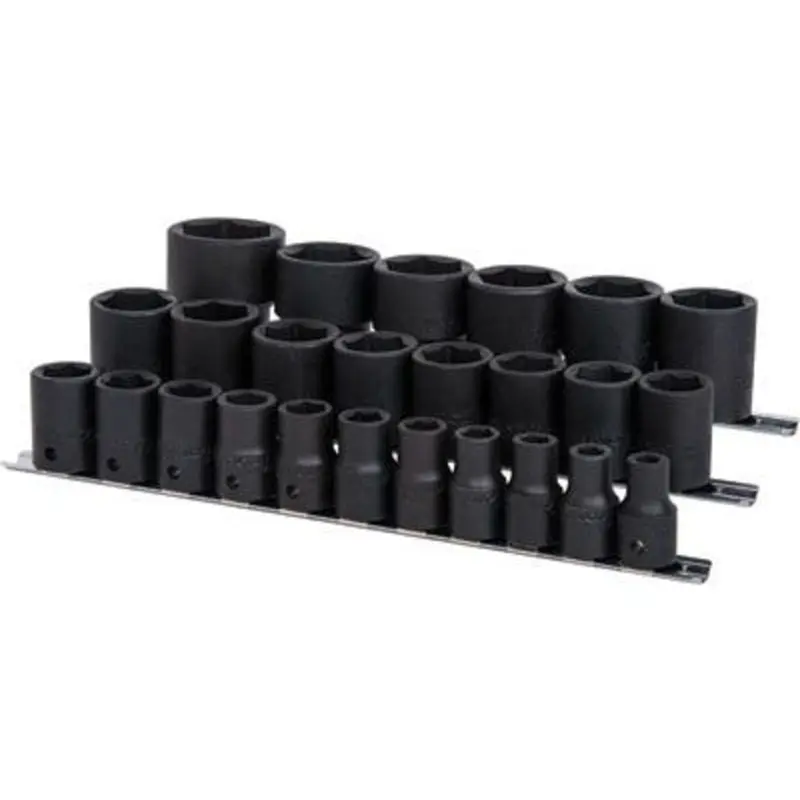 Paramount 25PC Standard 1/2in Drive 6 Point Impact Socket Set