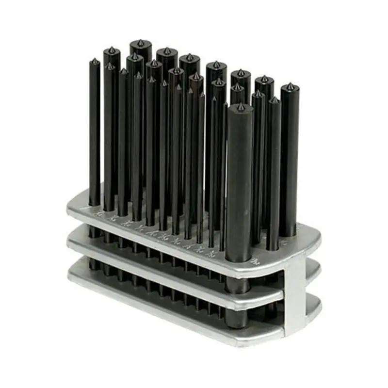 Value 25PC Transfer Punch Set 1mm-13mm By 0.5mm