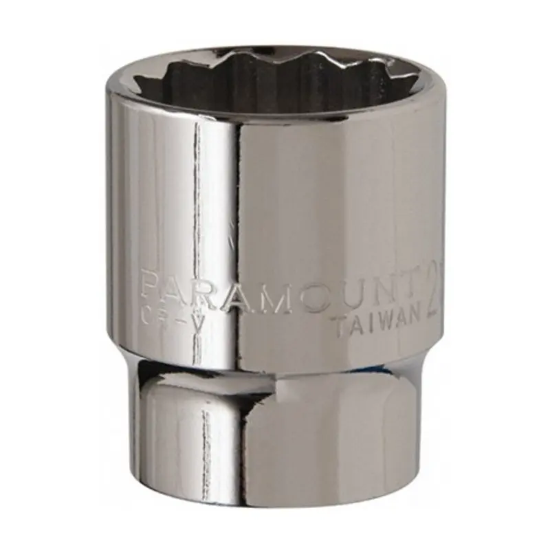 Paramount 25mm 3/4in Drive 12 Point Chrome Standard Socket