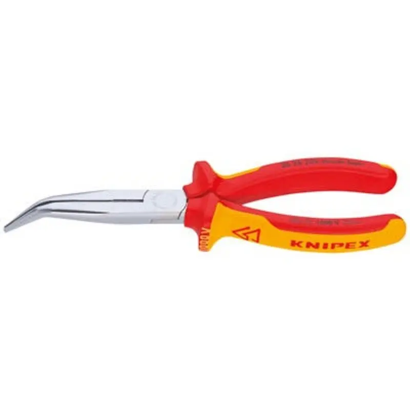 Knipex 200 x 56 x 19mm Chrome Plated Snipe Nose Side Cutting Pliers