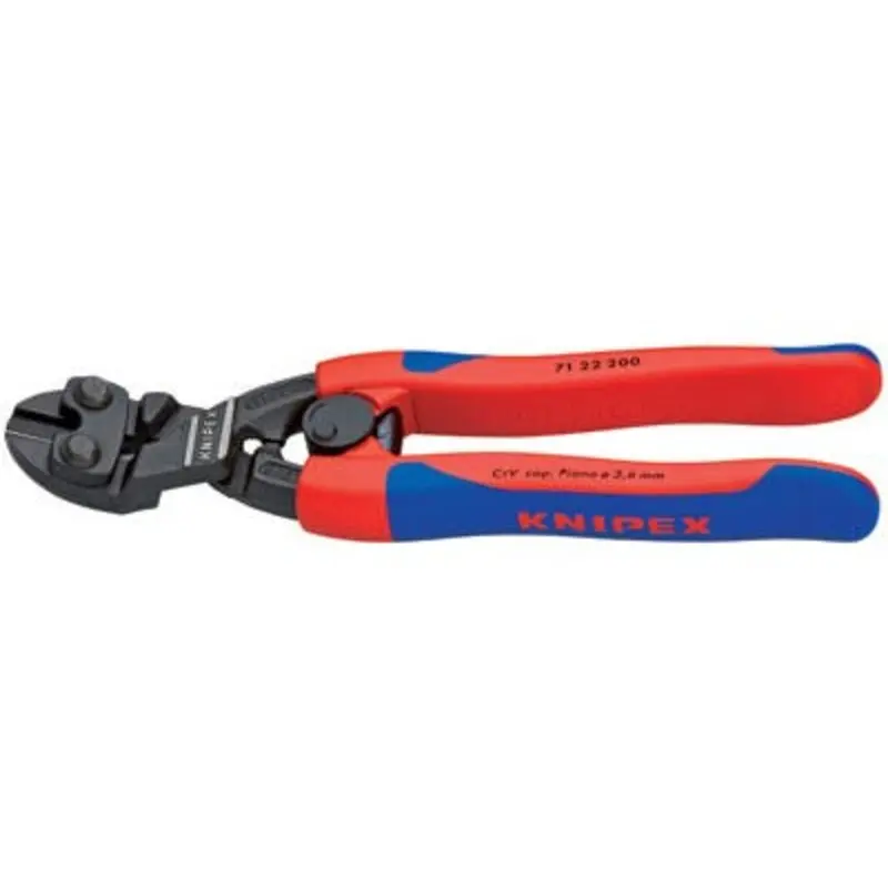 Knipex 200 x 62 x 24mm Black Atramentized Compact Bolt Cutter