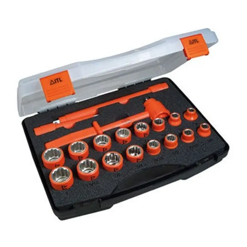 ITL Square Drive 19PC 1/2in Insulated Socket Set