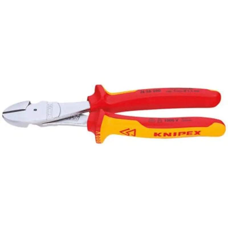 Knipex 180 x 57 x 26mm Chrome Plated Diagonal Cutter