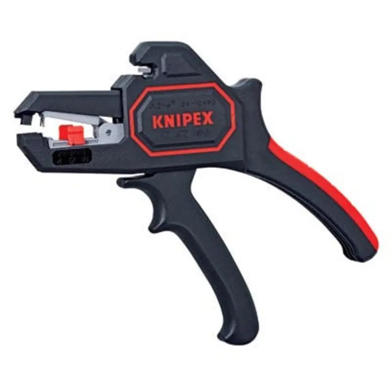 Knipex 180mm Black/Red Automatic Insulation Stripper