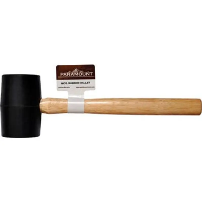 Paramount 16oz Black Rubber Mallet