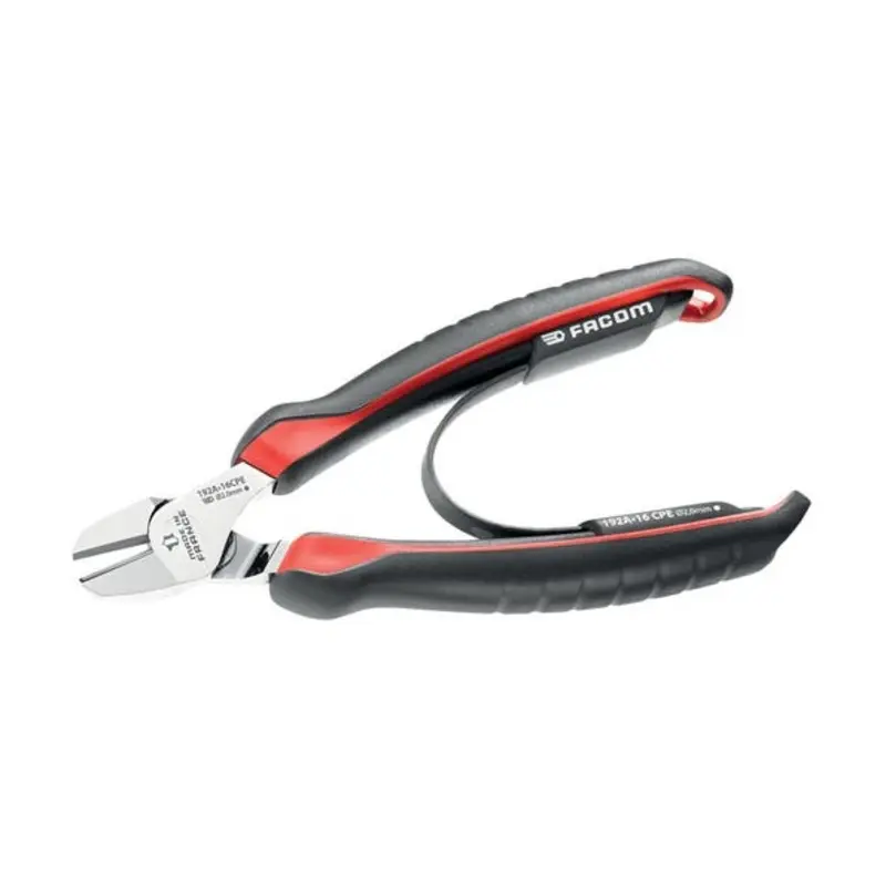 Facom 160mm Black/Red High-Performance Diagonal Cutter