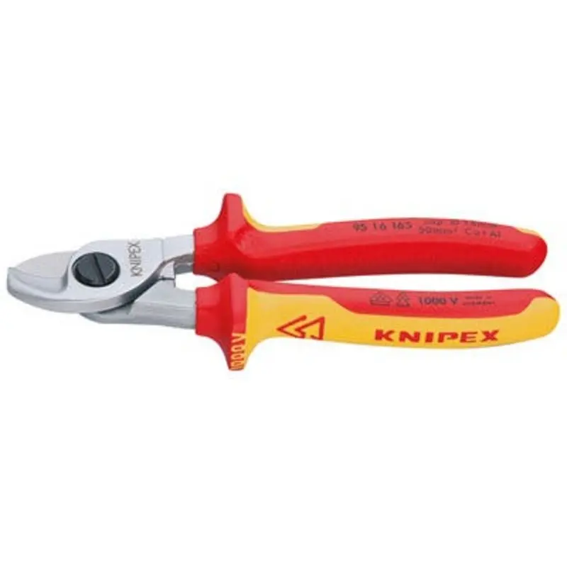 Knipex 165mm Red/Yellow VDE Cable Shear