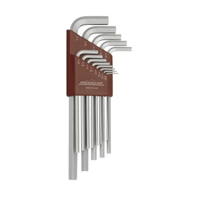 Paramount 13PC 0.05 - 3/8in PTFE Long Hex L-Wrench Set