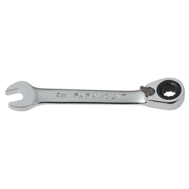 Paramount 11mm 12 Point Stub Chrome Paramount Reverse Ratchet Comb Wrench