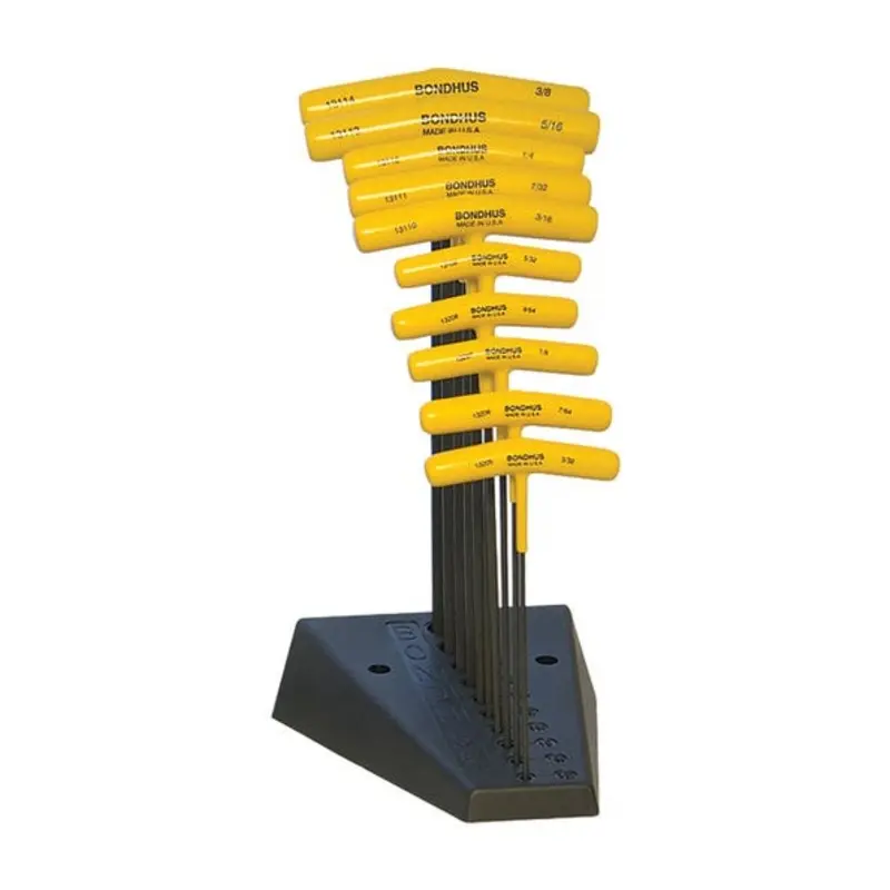 Bondhus 10PC T-Handle Ball Ended Hex Key Set